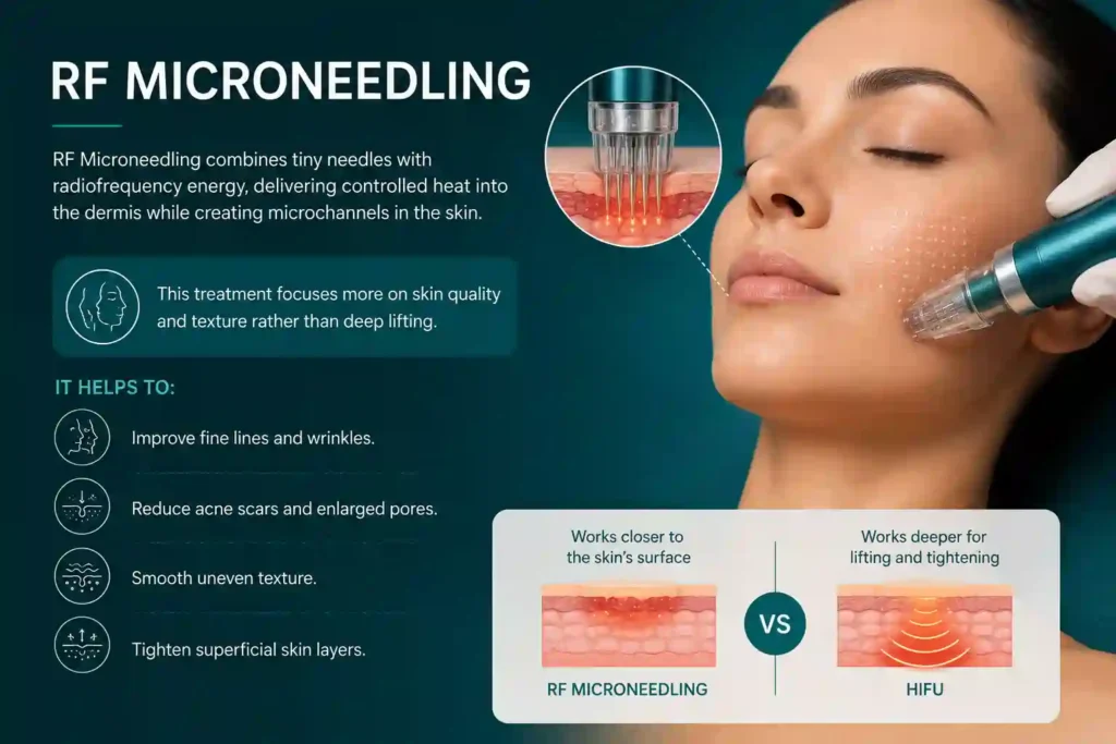 What Does RF Microneedling Do That HIFU Alone Cannot Bicester