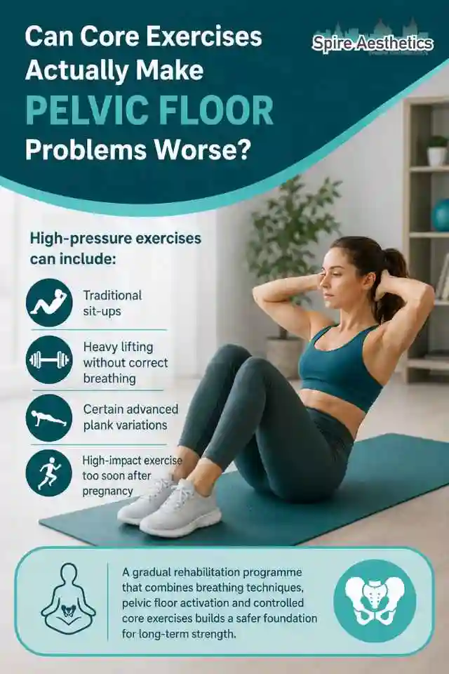 Can Strengthening Your Core Alone Actually Make Pelvic Floor Problems Worse Bicester?